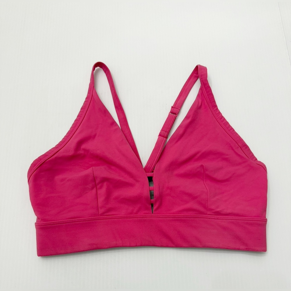 Sweaty Betty Super Soft Strappy Back Sports Bra - Happy Pink - M